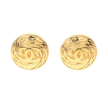 Chanel Cc Logo Clip-On Earrings Metal