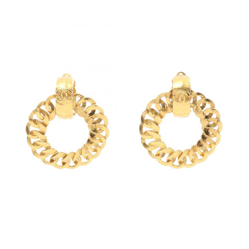 Chanel Cc Logo Clip-On Earrings Metal