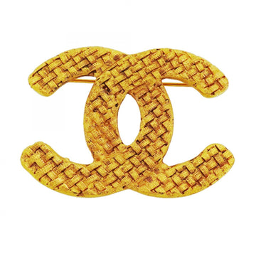 Chanel Cc Logo Brooch Metal