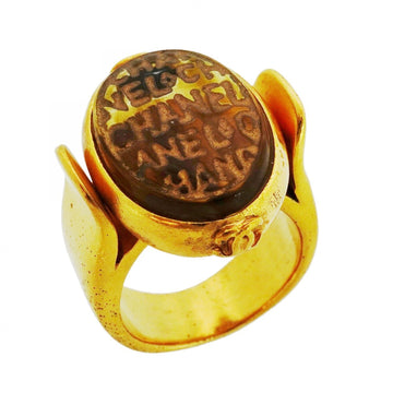 Chanel Cc Logo Ring Metal
