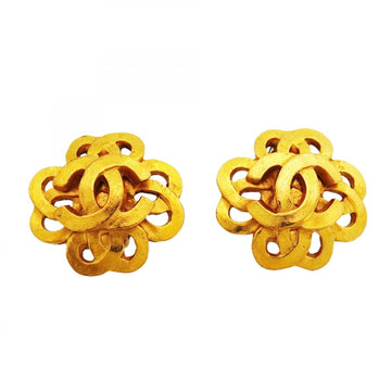 Chanel Cc Logo Clip-On Earrings Metal