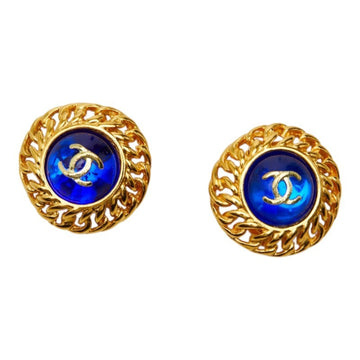 Chanel Cc Logo Clip-On Earrings Metal