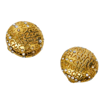 Chanel Rhinestone Clip-On Earrings