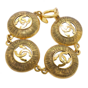 Chanel Cc Logo Circle Bracelet Metal