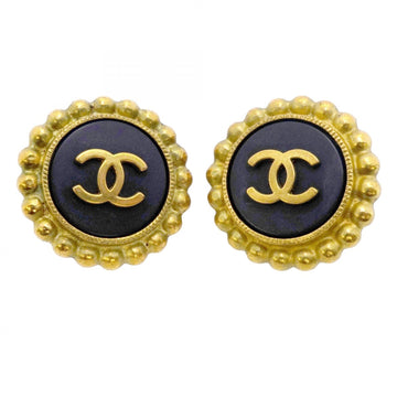Chanel Cc Logo Clip-On Earrings Metal