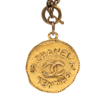 Chanel Cc Logo Chain Pendant Necklace