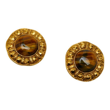 Chanel Clip-On Earrings Gold-