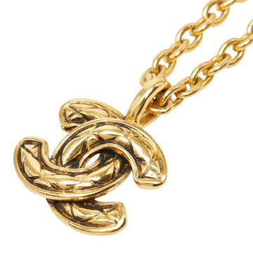 Chanel Cc Logo Chain Pendant Necklace