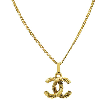 Chanel Cc Logo Chain Pendant Necklace