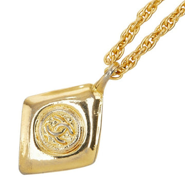 Chanel Cc Logo Chain Pendant Necklace
