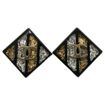 Chanel Cc Logo Earrings Metal