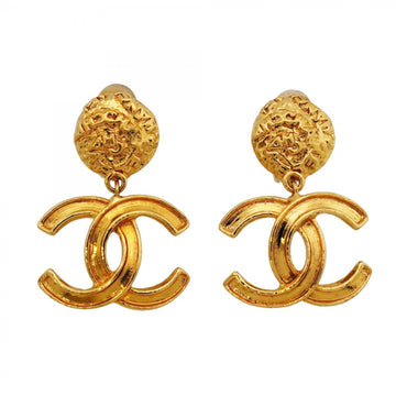 Chanel Cc Logo Clip-On Earrings Metal