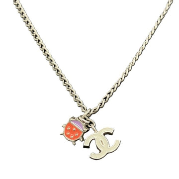 Chanel Ladybug Pendant Necklace Metal