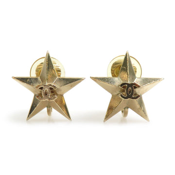 Chanel Earrings Gold-Tone Metal