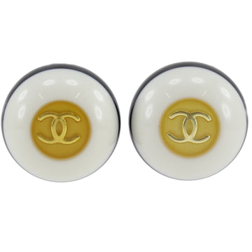 Chanel Cc Logo Clip-On Earrings Metal