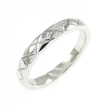 Chanel Ring Platinum Small With Diamond
