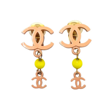Chanel Cc Logo Clip-On Earrings Metal
