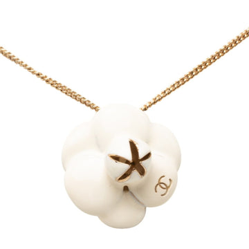Chanel Cc Logo Pendant Necklace Metal