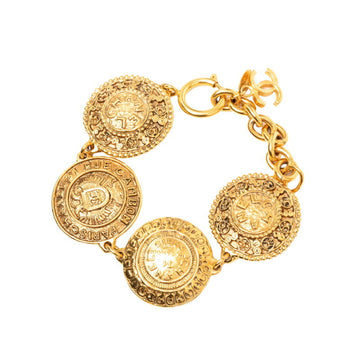 Chanel Cc Logo Chain Bracelet Metal