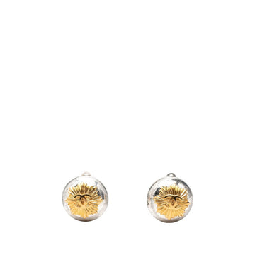 Chanel Cc Logo Clip-On Earrings Metal