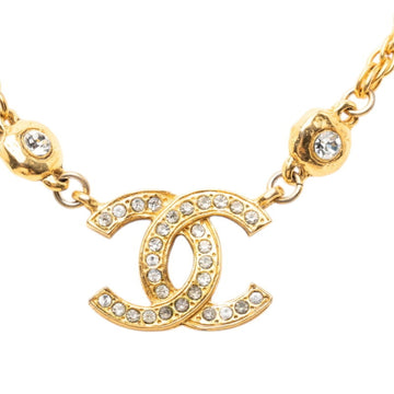 Chanel Cc Logo Chain Pendant Necklace