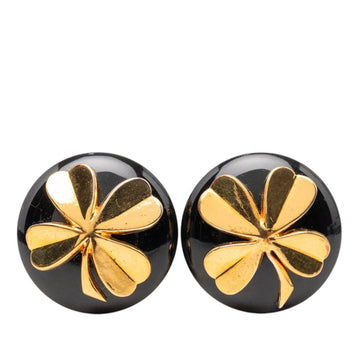 Chanel Clip-On Earrings Plated Plastic