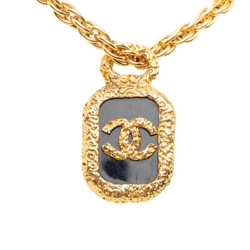 Chanel Cc Logo Chain Pendant Necklace