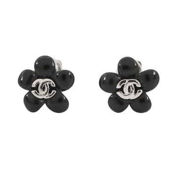 Chanel Cc Logo Clip-On Earrings Metal