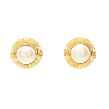 Chanel Cc Logo Clip-On Earrings Metal