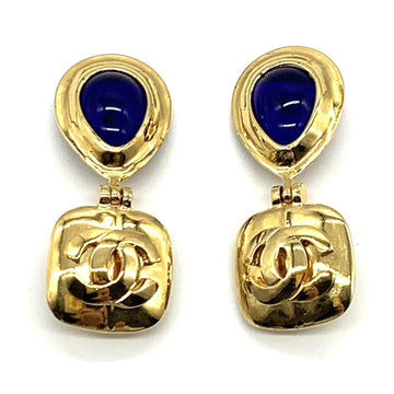 Chanel Cc Logo Clip-On Earrings Metal