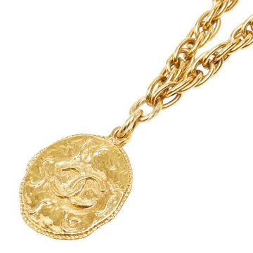 Chanel Cc Logo Chain Pendant Necklace