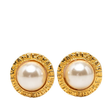 Chanel Clip-On Earrings Pearl
