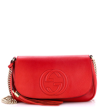 Gucci Soho Chain Crossbody Bag Leather