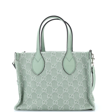 Gucci Ophidia Shopper Tote Gg Denim