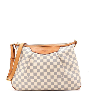 Louis Vuitton Siracusa Handbag Damier Mm