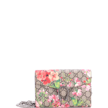 Gucci Dionysus Chain Wallet Blooms Print