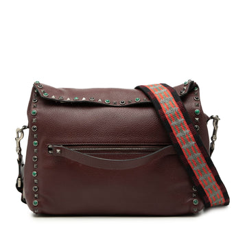 Valentino Leather Rolling Rockstud
