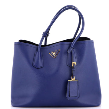 Prada Cuir Double Tote Saffiano Leather