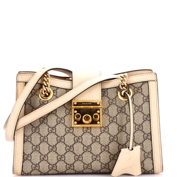 Gucci Padlock Chain Tote Gg Coated