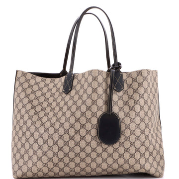 Gucci Reversible Tote Gg Print Leather