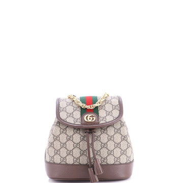 Gucci Ophidia Flap Backpack Gg Coated