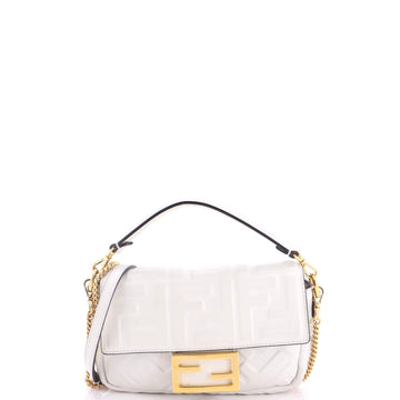 Fendi Baguette Nm Bag Zucca Embossed