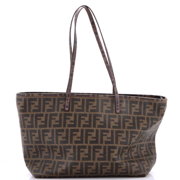 Fendi Roll Tote Zucca Coated Canvas