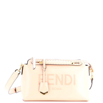 Fendi Logo By The Way Satchel Embossed