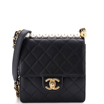Chanel Chic Pearls Flap Bag Quilted