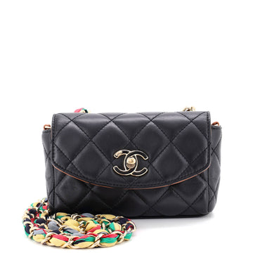 Chanel Ribbon Chain Flap Bag Quilted