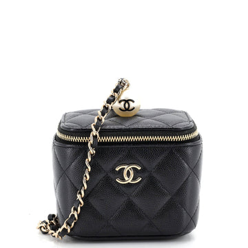 Chanel Classic Pearl Vanity Case With