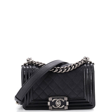 Chanel Boy Flap Bag Quilted Goatskin