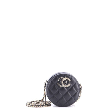 Chanel French New Wave Round Clutch With