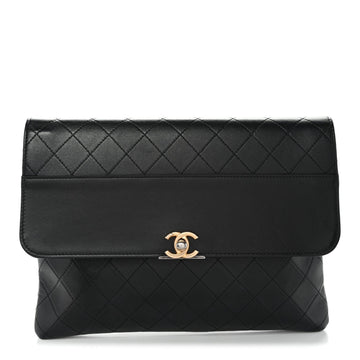 Chanel Lambskin Quilted Sleek And Chic